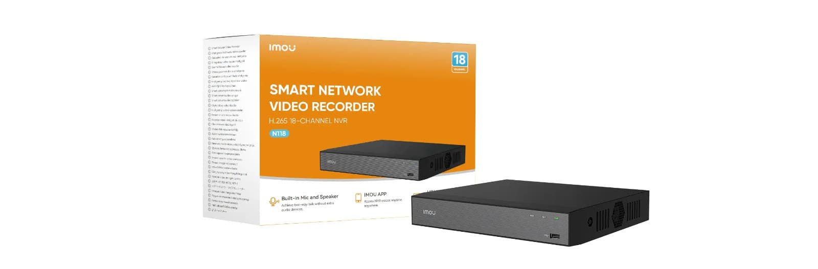 IMOU N110 H.265 10-Channel NVR