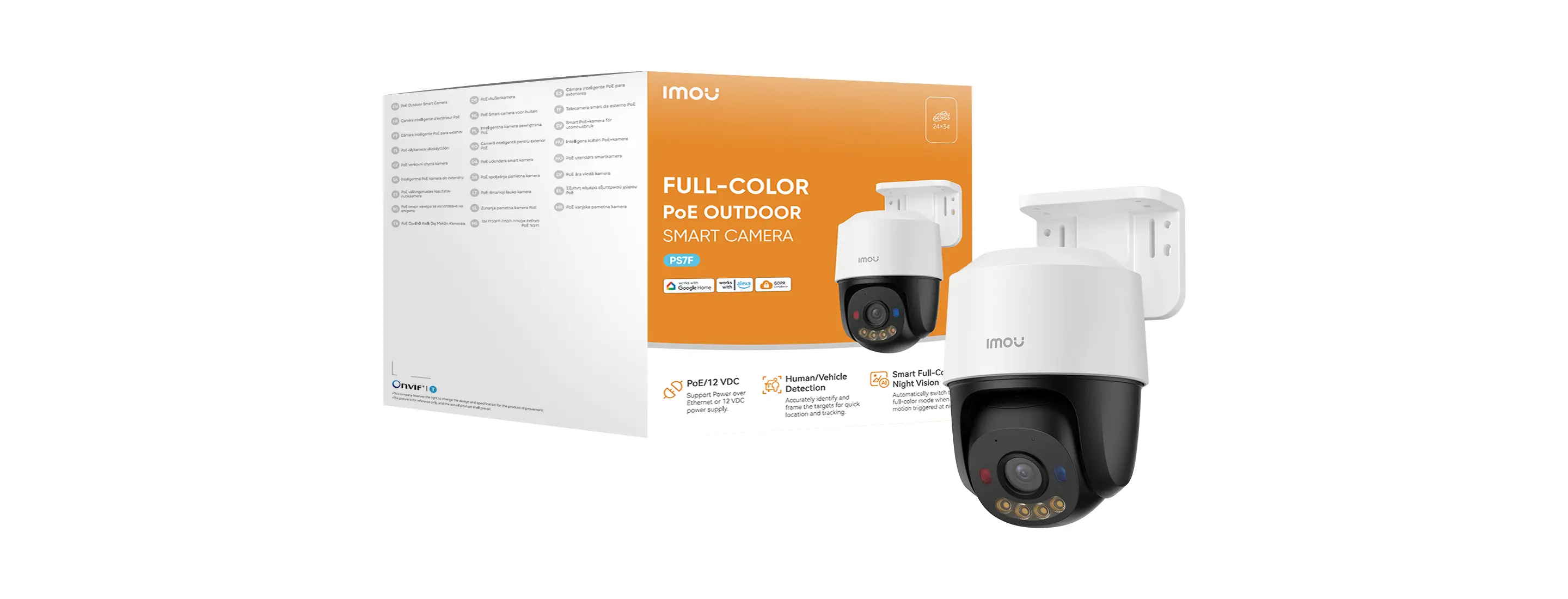 IMOU 8MP AOR Outdoor PT POE Camera IPC-PS7FN-8X0